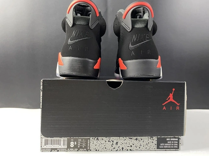 One Kick Jordan6 EyeCatching Black Infrared 384664- 4044 1015